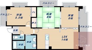 ラヴィスタ東豊中の物件間取画像